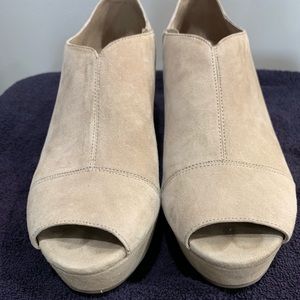 Chocolat Blu Suede Wedges